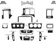 Opel Vectra B 1995–2002 Dashboardpanelen (1995-1999) Aluminium foto 4