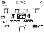 Opel Vectra C 2002–2008 Dashboard sierlijsten Carbonlook foto 6