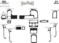 Opel Zafira A 1998–2005 Dashboard sierlijsten foto 3