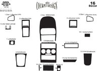 Opel Astra G Classic 1998–2012 Dashboard sierlijsten Aluminium foto 9
