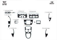 Seat Altea 2004–2015 Dashboardpanelen (grote set) Aluminium foto 4
