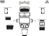 Skoda Octavia II A5 2006–2010 Dashboard sierlijsten Houtlook foto 3