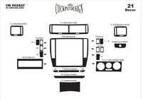 Volkswagen Passat B5 1997–2005 Dashboardpanelen 2004-2005 Pianozwart foto 7
