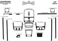 Volkswagen Jetta 2006–2011 Dashboard sierlijsten Aluminium foto 16