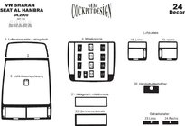 Ford Galaxy 1995–2006 Dashboard sierlijsten foto 11