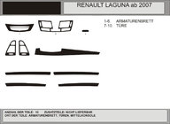 Renault Laguna 2007–2015 Dashboardpanelen (Hartman, Polen) Aluminium foto 1