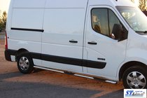 Nissan NV400 2010–2024 Sidebars BB002 (2 stuks, RVS) foto 9