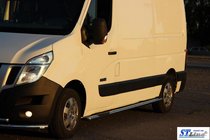 Nissan NV400 2010–2024 Sidebars BB002 (2 stuks, RVS) foto 10