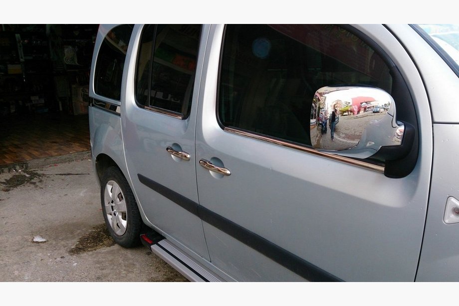 Renault Kangoo 2008–2020 Buitenste raamlijstenset (4-delig, RVS) 2 stuks, Carmos - Turks staal Image