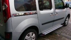 Mercedes Citan 2013–2021 Schuifdeur sierlijst (2 stuks, RVS) foto 2