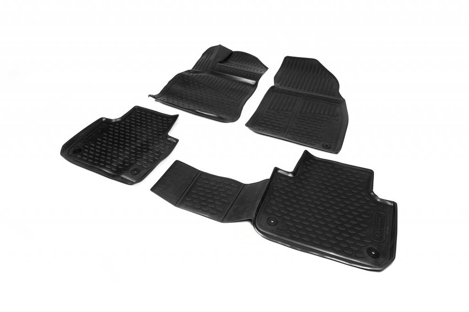 Volkswagen Touareg 2018– 3D rubberen automatten voor interieur (4 stuks, Novline) Image