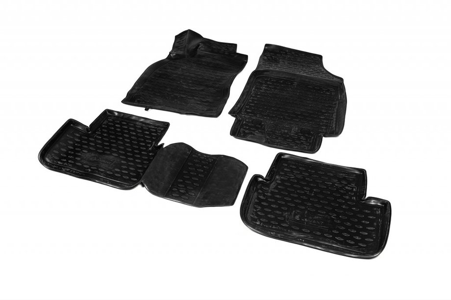 Renault Fluence 2009–2016 Rubberen vloermattenset voor interieur (4 stuks, Novline) Foto 1