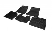 Mercedes S-class W221 2005–2013 Rubberen vloermatten met opstaande rand 4 matic long (Autogumm) foto 1
