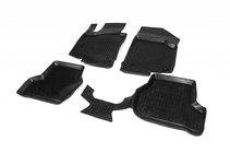 Skoda Octavia II A5 2010–2013 Rubberen automatten (4 stuks, Niken 3D) foto 1
