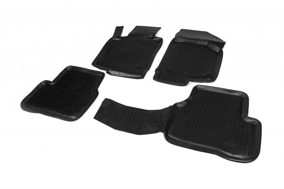 Volkswagen Passat B7 2012–2015 Rubberen automatten (4 stuks, Niken 3D) Image