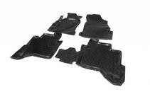 Toyota Hilux 2015– Rubberen automatten (4 stuks, Niken 3D) foto 1