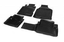 Nissan Qashqai 2007–2010 Rubberen automatten (4 stuks, Niken 3D) foto 1