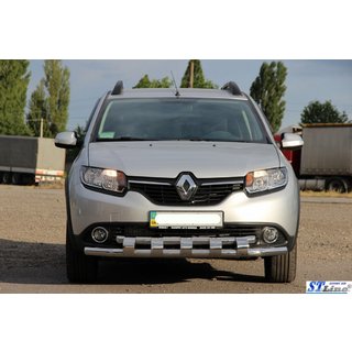 Voorste bullbar ST015 (RVS) foto 2