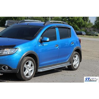 Side steps KB001 (RVS) Dacia Sandero 2013–2020 foto 2