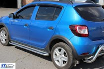 Renault Sandero 2013–2022 Side steps KB001 (RVS) foto 3