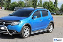 Renault Sandero 2013–2022 Side steps KB001 (RVS) foto 4