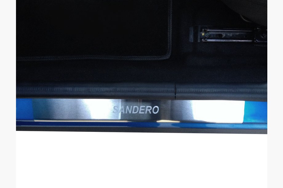 Renault Sandero 2013–2022 Nataniko RVS dorpellijsten (set van 4) Standaard - Lohmann-tape, 0,5 mm Image