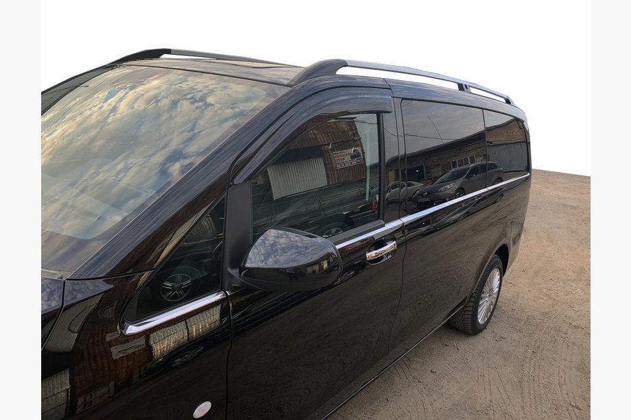 Mercedes Vito/V-klasse W447 2014– Onderste raamstrips over de volledige lengte (8 st., RVS) OmsaLine, L3, 2 zijdeuren Image