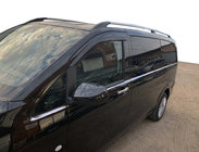 Mercedes Vito/V-klasse W447 2014– Onderste raamstrips over de volledige lengte (8 st., RVS) OmsaLine, L3, 2 zijdeuren foto 1