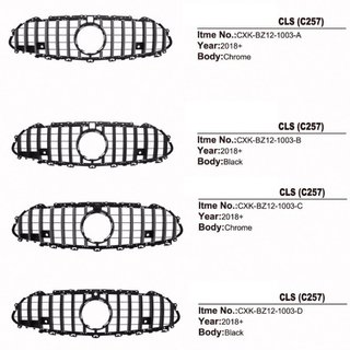 Voorgrille (2005-2008, Diamond Silver) Mercedes CLS C219 2004–2010 foto 3