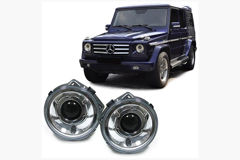 Mercedes G-klasse W463 1990–2018 Voorste koplampen (klein type, 1989-2006) Image