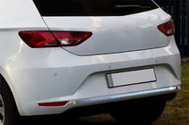 Seat Leon 2013–2020 RVS bumperrand foto 1