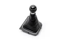 Volkswagen Golf 5 2003–2009 Versnellingspookknop en pookhoes (6-versnellings) foto 1