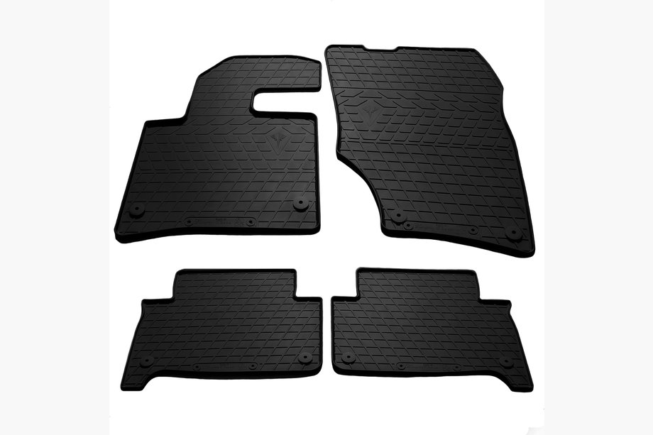 Audi Q7 2005–2015 Rubberen automatten (4-delig, Stingray Premium) Image