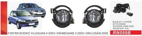Renault Megane II 2004–2009 Mistlampen (2 stuks, halogeen) foto 2