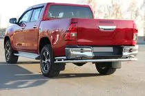 Toyota Hilux 2015– Achterbeugel AK005-2 (RVS) foto 4
