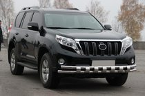Toyota Land Cruiser Prado 150 2009–2023 Voorbeschermbeugel ST016-2 (RVS) foto 3