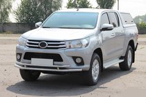 Toyota Hilux 2015– Frontbescherming ST018 (RVS) foto 4