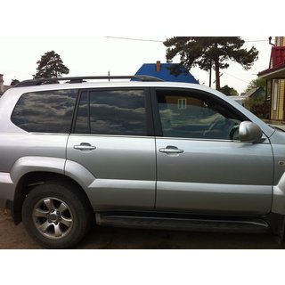 Buitenste raamomlijsting (6 stuks, RVS) Toyota Land Cruiser Prado 120 2002–2009 foto 4