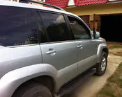 Toyota Land Cruiser Prado 120 2002–2009 Buitenste raamomlijsting (6 stuks, RVS) foto 2