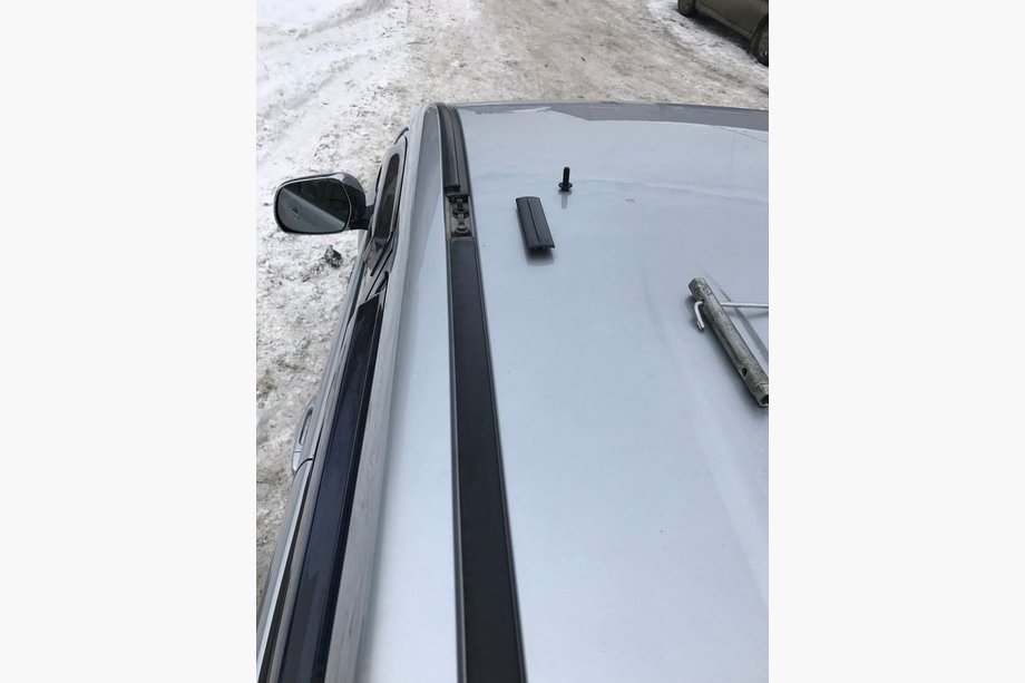 Toyota Land Cruiser Prado 120 2002–2009 Zwarte Turkse dakrails Foto 11
