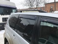 Toyota Land Cruiser Prado 120 2002–2009 Zwarte Turkse dakrails Kunststof voetjes foto 9