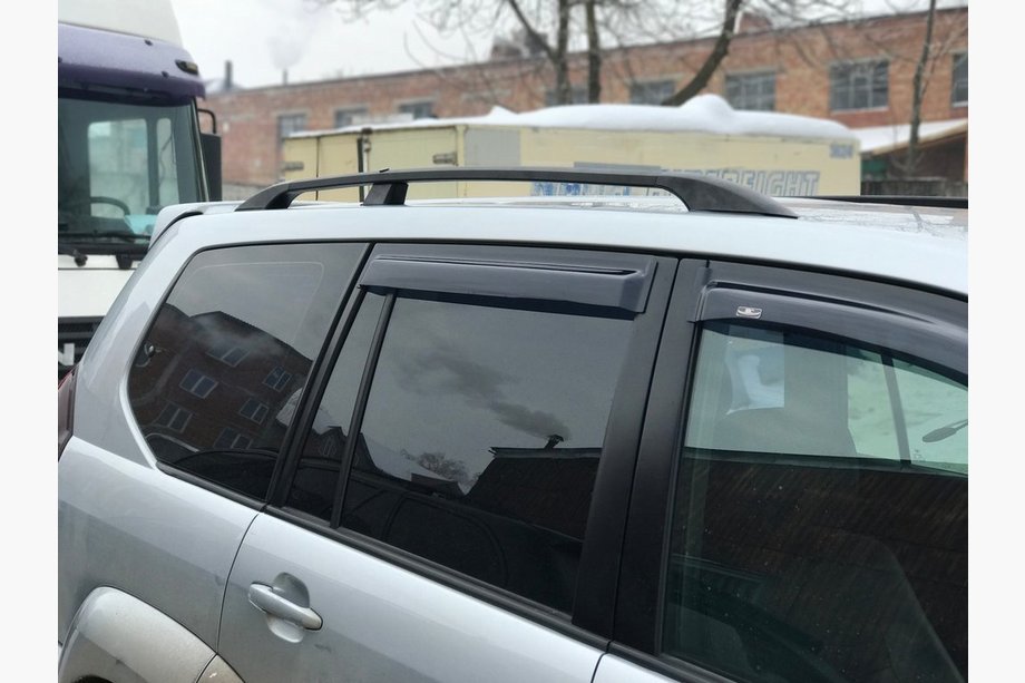 Toyota Land Cruiser Prado 120 2002–2009 Zwarte Turkse dakrails Foto 6