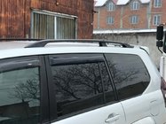 Toyota Land Cruiser Prado 120 2002–2009 Zwarte Turkse dakrails Kunststof voetjes foto 5