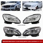 Mercedes C-klasse W204 2007–2015 LED koplampen vóór (2007-2011, 2 stuks) Zwart foto 1