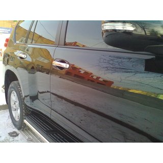 RVS deurgreep covers (4 stuks) Toyota Land Cruiser Prado 150 2009–2023 foto 3