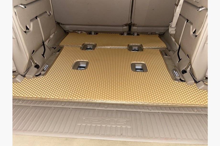 Lexus LX470 1998–2007 Kofferbakmat 2 stuks Beige (EVA, 7 zitplaatsen) Image