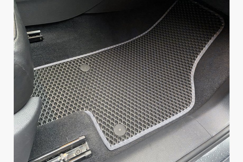 Volkswagen Sharan 2010–2023 Polyurethaan automatten (3 rijen, EVA, zwart) Image