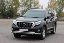Toyota Land Cruiser Prado 150 2009–2023 Voorbeschermbeugel ST014 (RVS) 60/60 mm foto 5