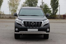 Toyota Land Cruiser Prado 150 2009–2023 Voorbeschermbeugel ST014 (RVS) 60/60 mm foto 2