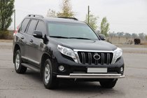 Toyota Land Cruiser Prado 150 2009–2023 Voorbeschermbeugel ST014 (RVS) 60/60 mm foto 4